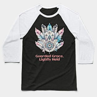 Guarded Grace, lightly held. Hamsa eye, boho yoga Baseball T-Shirt